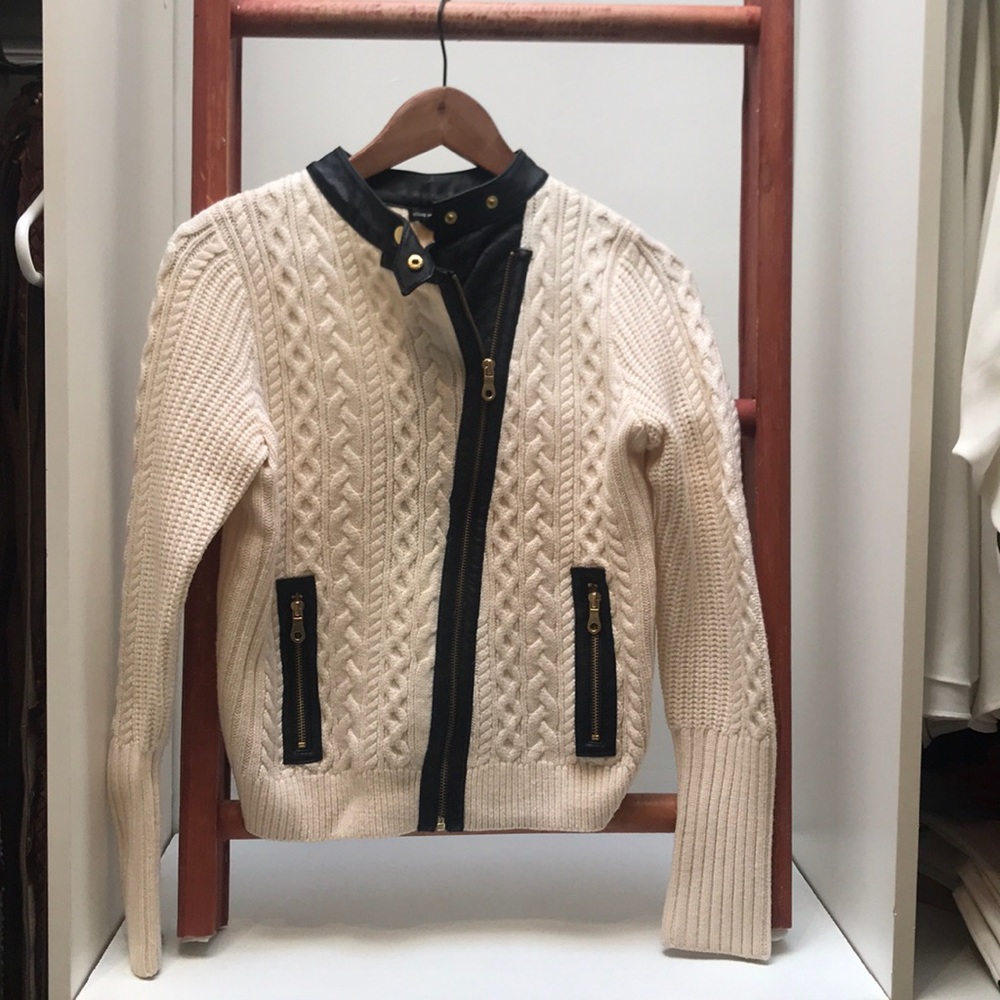 Club Monico knit sweater jacket
